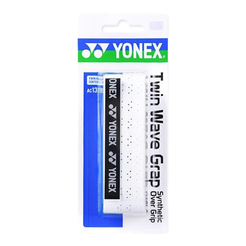 YONEX YY Badminton Racket Grip Sweat-Absorbing Band Functional AC139 Double Wavy Grip White