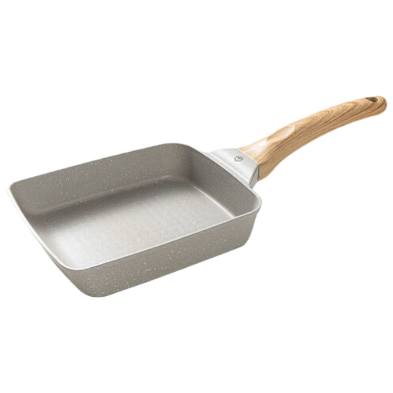 JD Jingzao Tamagoyaki Pan Non-stick Maifan Stone Frying Pan for Eggs and Steak 18cm Induction Cooker Compatible