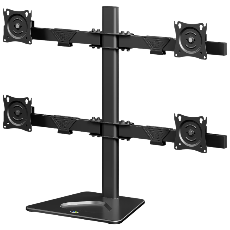 KALOC Monitor Stand Universal Adjustable Height Multi-Screen Display Riser No-Drill Single LCD Monitor Mount