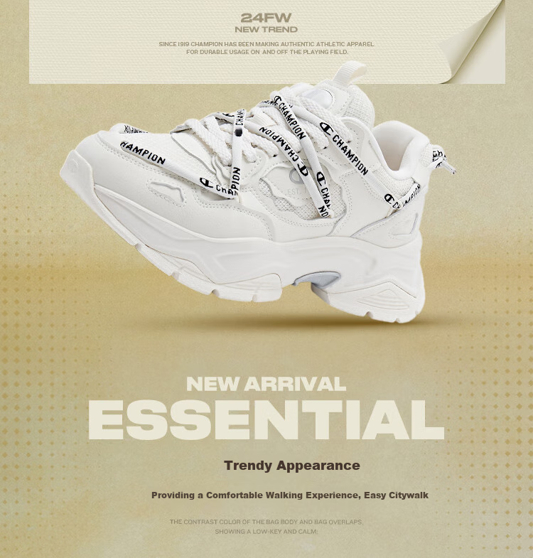 Champion American Dad Shoes for Women And Men, Casual Fashion Korean-Style Thick-Soled Height-Increasing Dad Shoes 24FWC12 Deep Silver 8