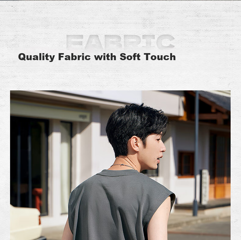 361° Men's Sports Tank Top, Spring And Summer Round Neck Loose Casual Outdoor Sleeveless Running Fitness Wear 632519501-4 8