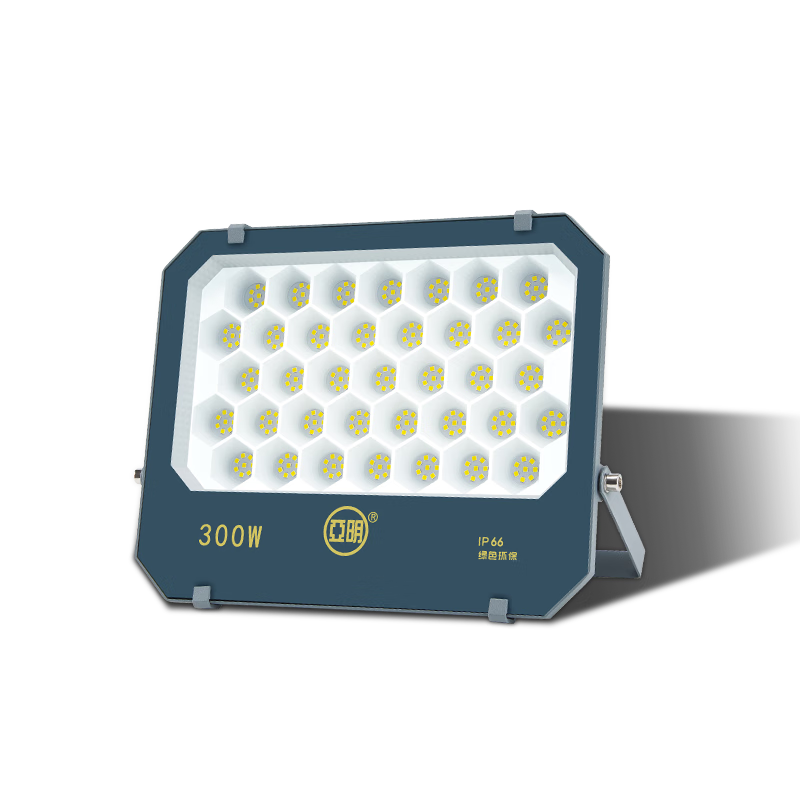 Yaming LED Floodlight Spotlight Outdoor Construction Factory Workshop Sign Lighting IP66 Waterproof 300W 6500K White Light