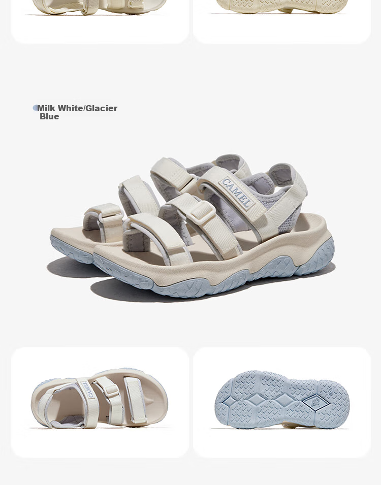 CAMEL Summer Outdoor Velcro Sandals for Men And Women, Quick-Drying Water Shoes for Stream Trekking And Beach, F14B162007 11