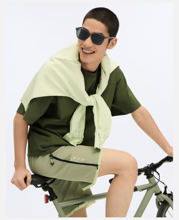 Banana Under Sunglasses Square Round Frame Unisex Foldable Outdoor Travel Driving UV Protection FD021 17