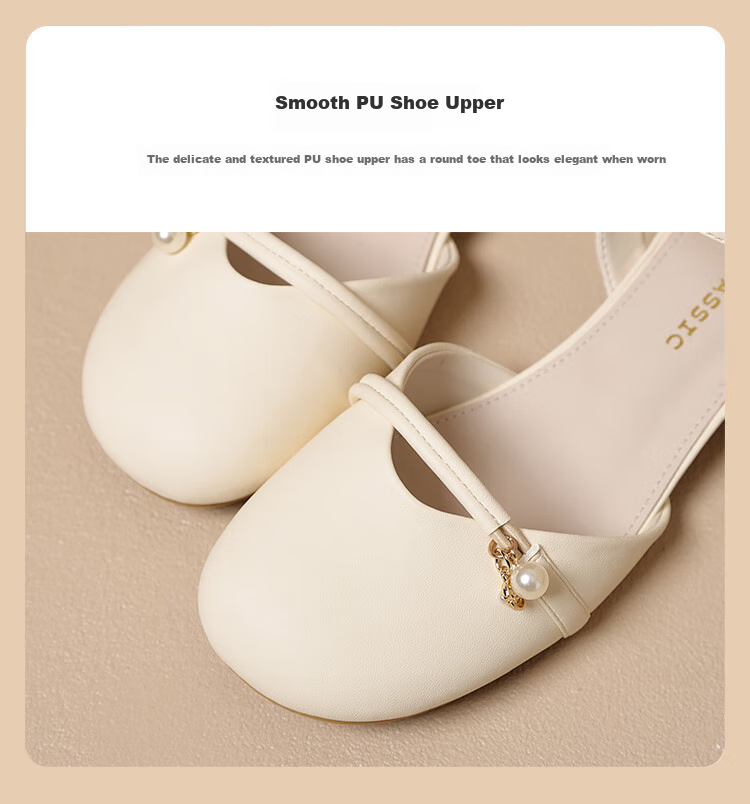 ZHR Women's Summer Sandals with Closed Toe And Chunky Heel, Elegant And Sweet Style Versatile Women's Shoes Y767 Beige 35 6