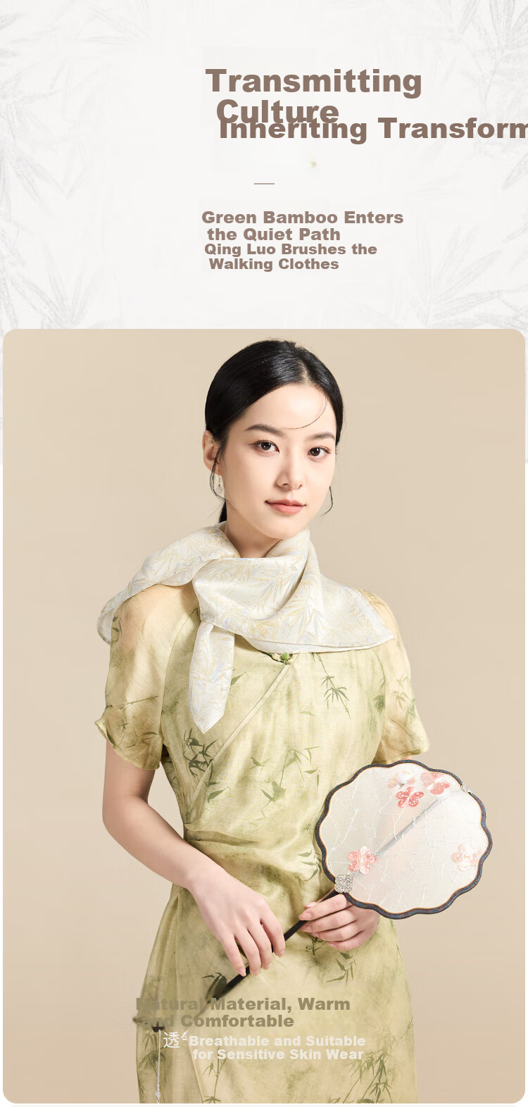 JIUMU 100% Mulberry Silk Scarf, Square Shawl, Women's Wrap, Gift for Girls And Mothers, Mid-Autumn Festival Birthday Present, Gift Box Set 3