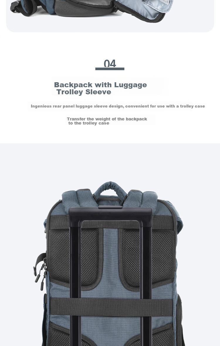 Pulewei DSLR Camera Bag, Backpack Photography Bag, Digital Canvas Outdoor Waterproof Travel Backpack 13