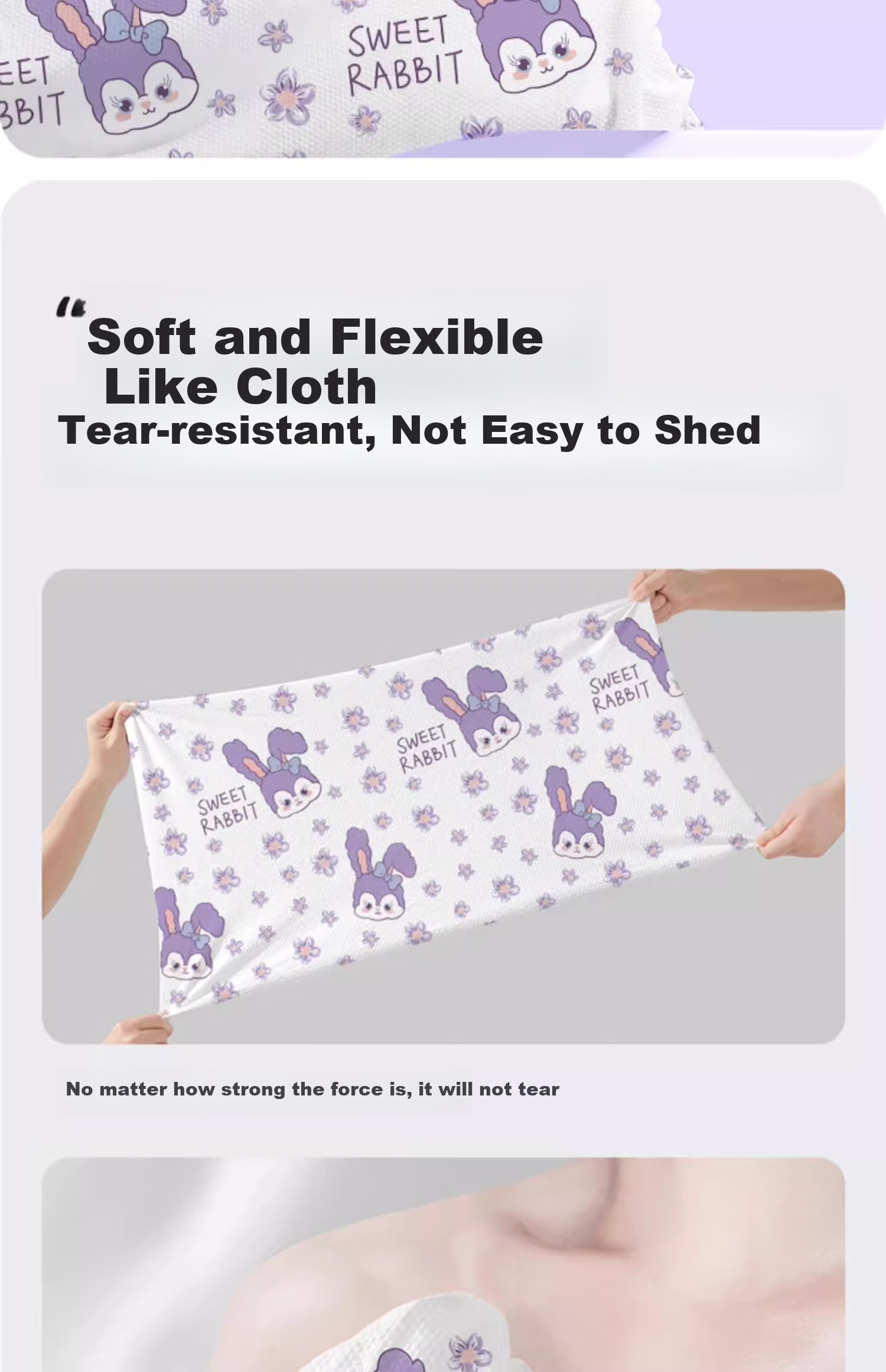 Dr. Chu Disposable Thickened Large Quick-Dry Hair Cap Strong Absorbent Independent Pack Shower Cap Travel Hair Wrap 2