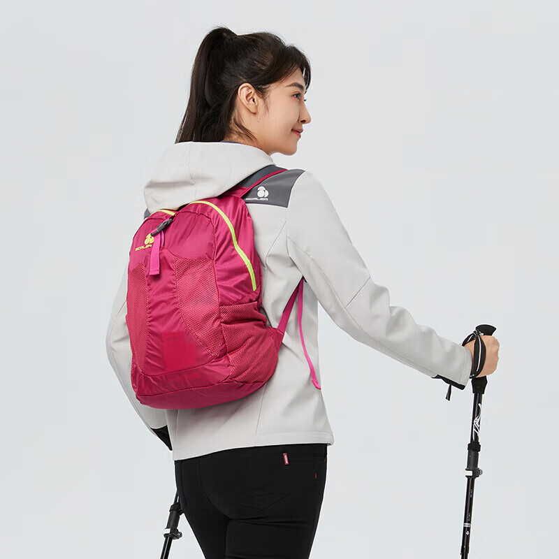 Рюкзак SCALER Outdoor Hiking Skin Bag, легкий складной, для мужчин и женщин, для альпинизма, школьный, для путешествий, 22 л, розовый