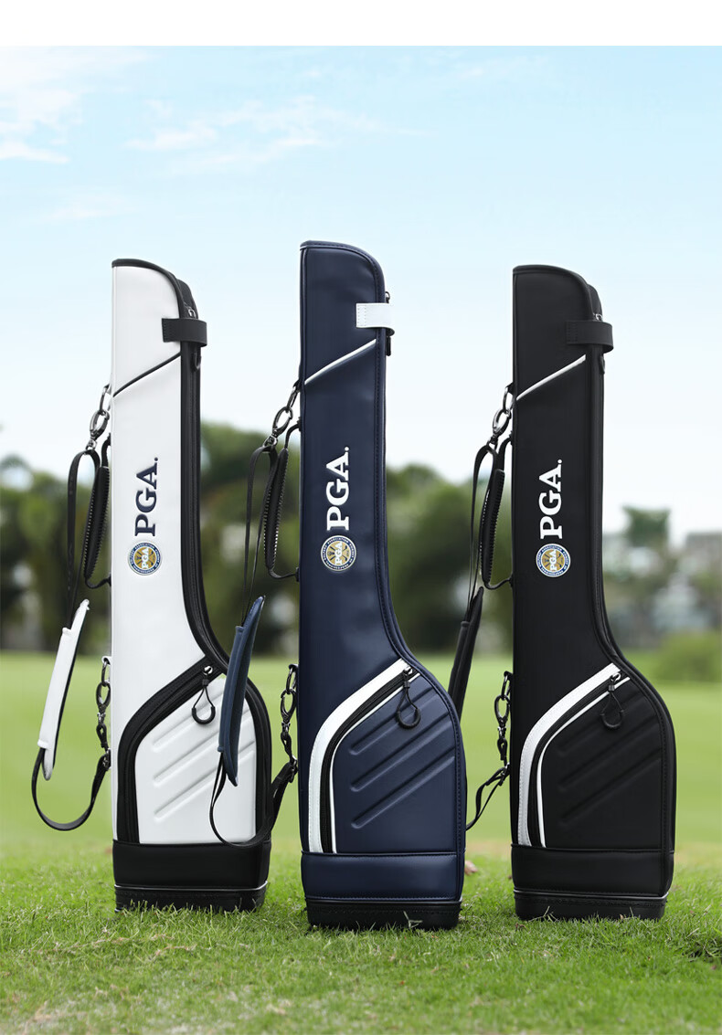 PGA Golf Bag for Men, Ultra-Light Portable Club Bag, Practice Ball Bag for 6 Clubs, Navy Blue 7
