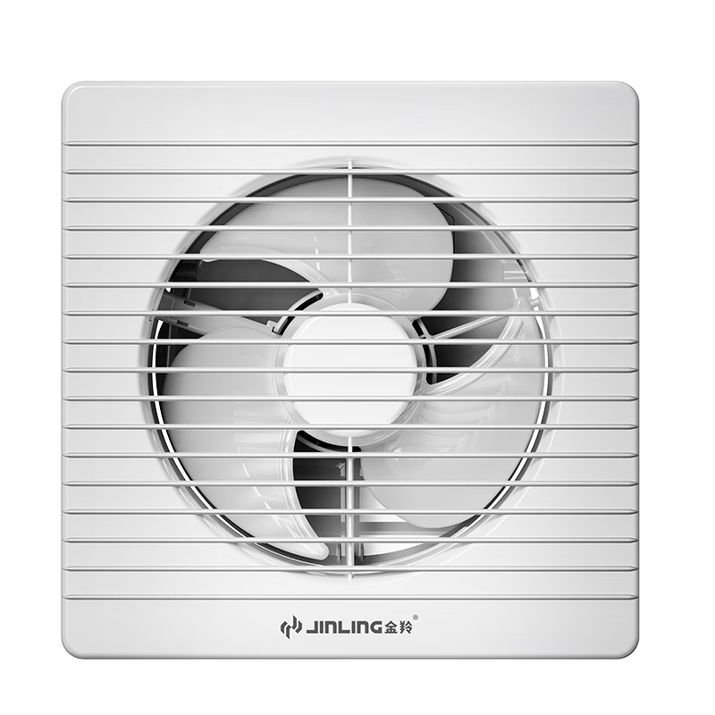 JINLING Powerful Exhaust Fan, Bathroom Kitchen Low-Noise Ventilation Fan, Window And Wall-Mounted APC25-4