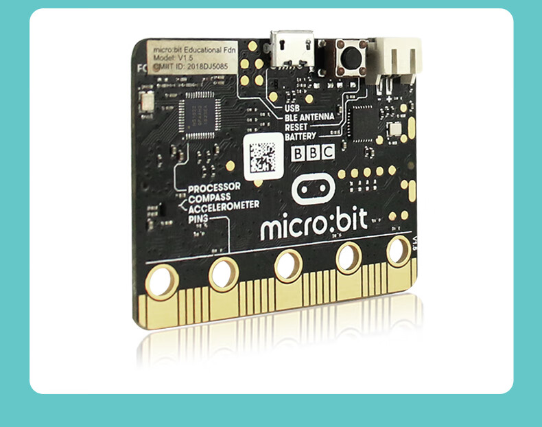 Chuanglebo Microbit Development Board Expansion Board V2 Robot Kit Python Mainboard micro:bit V2.2 12