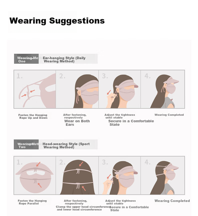 FitonTon Sun Protection Face Mask for Women, Neck Guard, Face Covering, Summer Outdoor Cycling UV-Resistant Full-Face Sunshade Mask for Wome 14