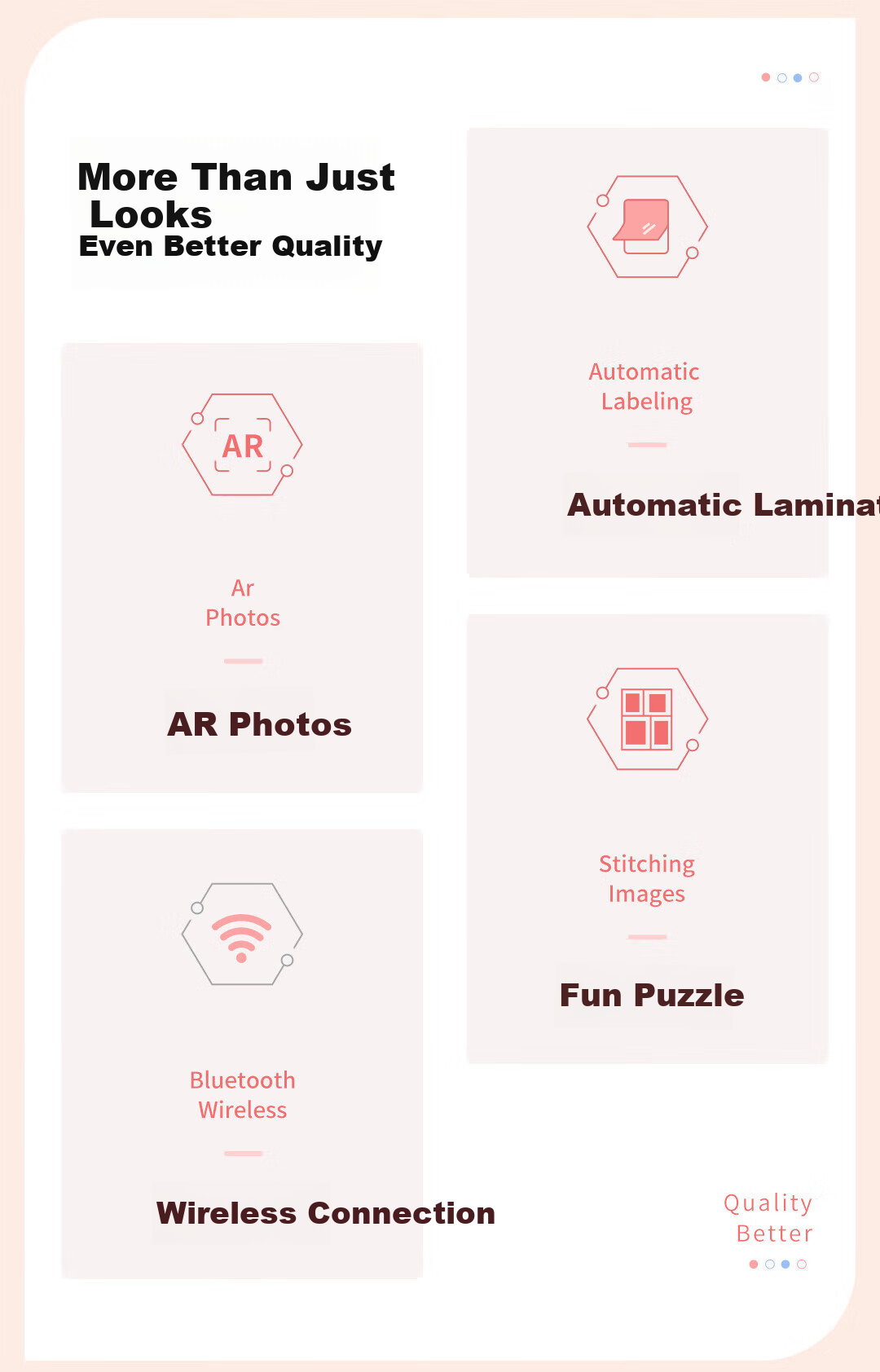 HPRT CP2100 Mobile Photo Printer Kit Instant Printing for Home And Portable Use Bluetooth Connection Student Children Women Birthday Holiday Gift Includes 30 Sheets of Photo Paper 5