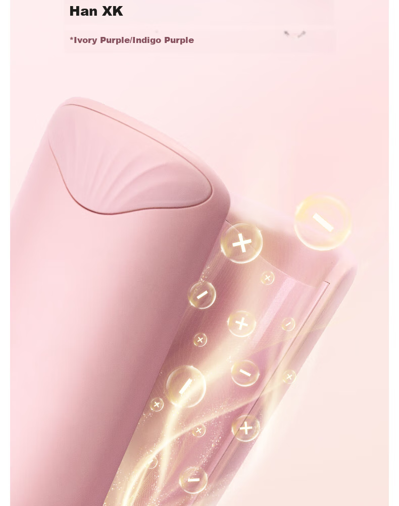 LivChic 32mm Egg Roll Curling Iron, Negative Ion Egg Roll Clip, French Volume Big Curling Hair Tool, Hair Straightener, Styling Iron, 520 Gift S3II 6