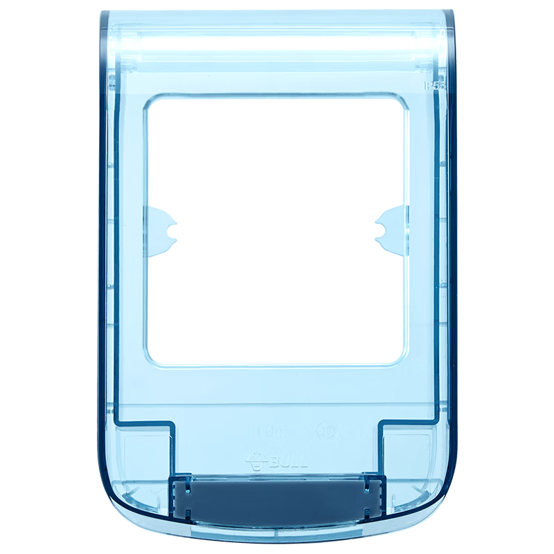 BULL Switch Socket Universal Transparent Blue 86-Type Waterproof Box Splash-Proof Box Waterproof Cover Socket Waterproof Panel Box F04S