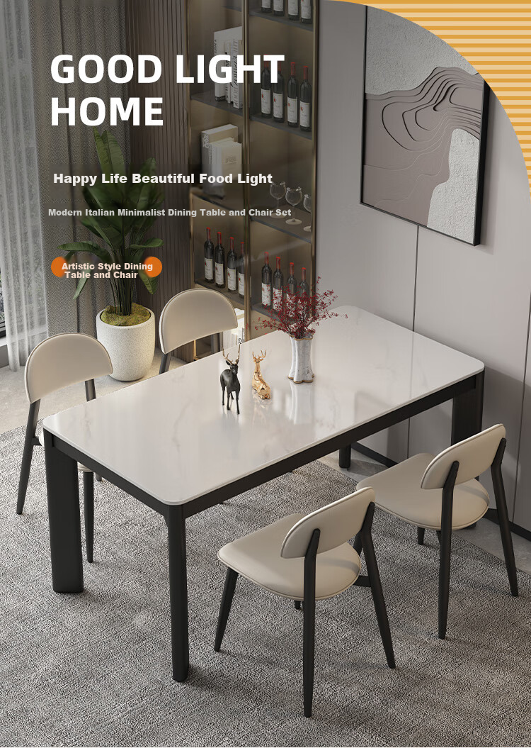 Shidaijiaju Minimalist Nordic Dining Chair, Modern Simple Home Desk Chair with Backrest, High-End Makeup Chair, Gray, Set of 2 7