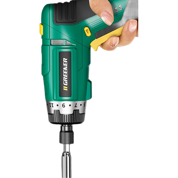 GREENER High Torque 65-Piece Cordless Electric Screwdriver Set Lithium Battery Power Drill Kit