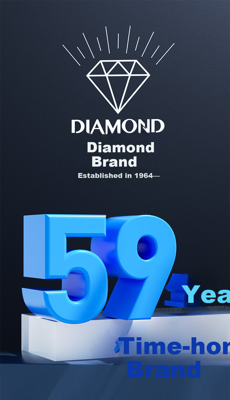DIAMOND Industrial Fan, Floor Fan for Home Use, Standing Electric Fan with Strong Airflow And Oscillation, Powerful Electric Fan for Living Room, Commercial Use in Factories And Workshops, Aluminum Blades, Commercial Fan HF1602A 1