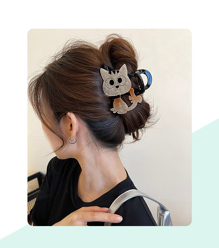 CHIMERA Cute Animal Hair Claw Shark Clip Hairpin Hair Accessory for Women Teacher's Day Gift 1
