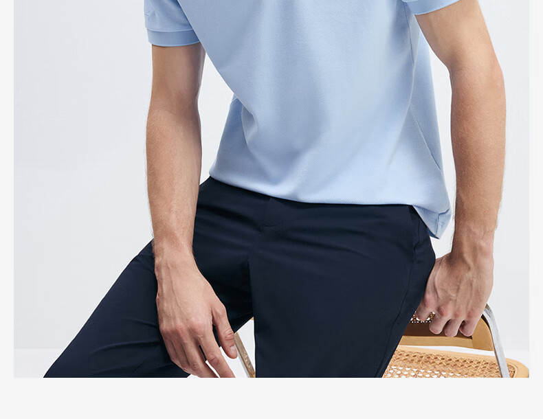 Navigare Italian Small Sailboat Men's Cool-Feeling Elastic Casual Simple Short-Sleeve POLO Shirt 1325525505, Navy Blue, XL 25