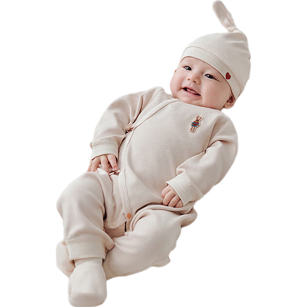 Babylove Newborn Onesie Spring And Autumn Style, Pure Cotton Monk Robe, Baby Clothes, Newborn Infant Bodysuit, Colorful Cotton Romper