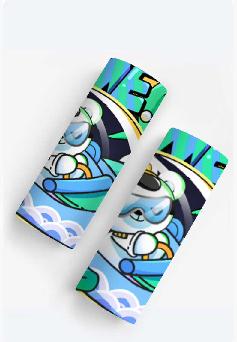 WATERTIME / Shuichuan Children's Cartoon Cute Swimming Absorbent Quick-Dry Beach Bath Towel - Azure Winnie 6