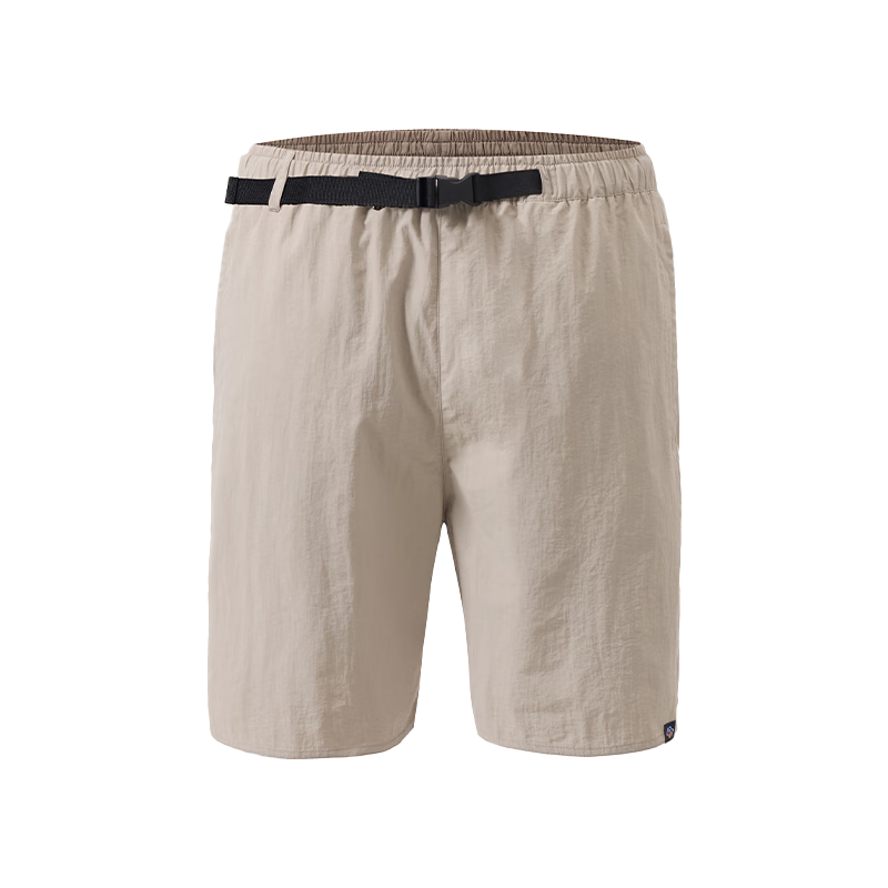 JD Original Outdoor Quick-Dry Pants, Versatile Cargo Shorts, Sports Pants, Hiking Shorts, Camping Knee-Length Shorts, Lin Brown Gray, Size S