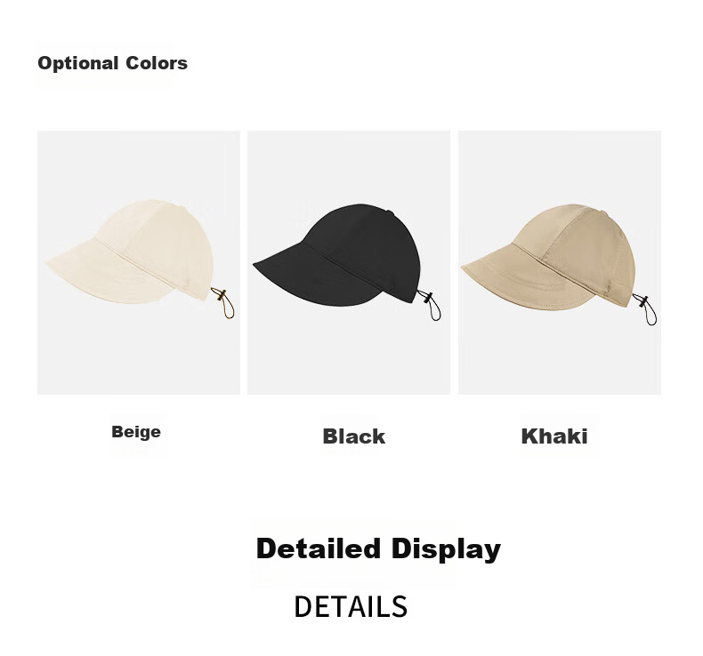 CARTELO Sun Protection Hat for Women, Spring And Summer Half-Top Sun Hat, Fisherman Hat, Trendy Hat with Hook for Hanging Mask And Ponytail 9