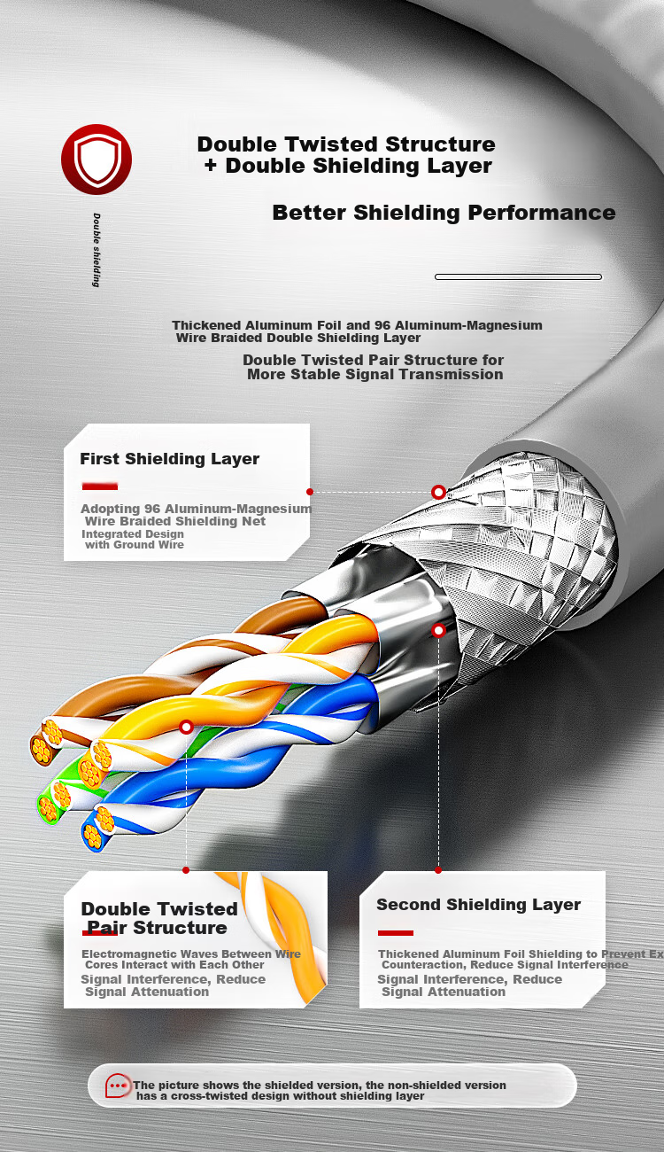 AMPCOM 10 Gigabit Cat6A High Flexible Industrial Network Cable, CAT6A Unshielded UTP Oxygen-Free Copper, 0.3 Meter Ultra-Flexible High-Speed Router Computer Network Patch Cord, Black AMC6ABK3 8