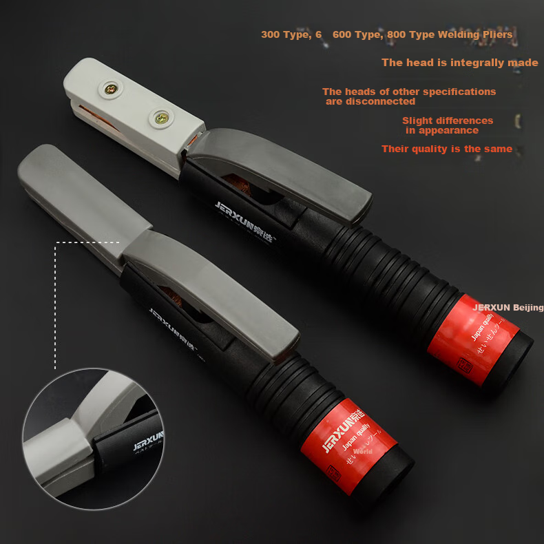 JERXUN 600 Model Welding Clamp, Pure Copper, Non-Heating Welding Handle, Industrial-Grade Welding Clamp, Small Pliers, Welding Accessories 1