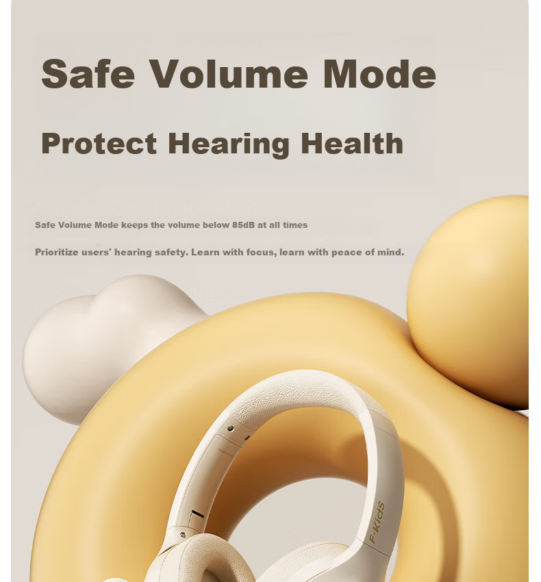 IKF Fkids H2 Over-Ear Bluetooth Wireless Headphones, Professional Recitation And Memorization Headphones, Immersive Student Online Class English Exam Learning And Memorization Specialized 12