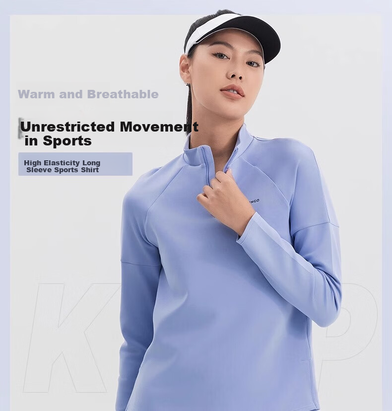 DECATHLON Long-Sleeve Quick-Dry Shirt, Sports Thermal Top, Running Fitness T-Shirt, Yoga Wear, Fitness Clothing for Women, 5118331 2