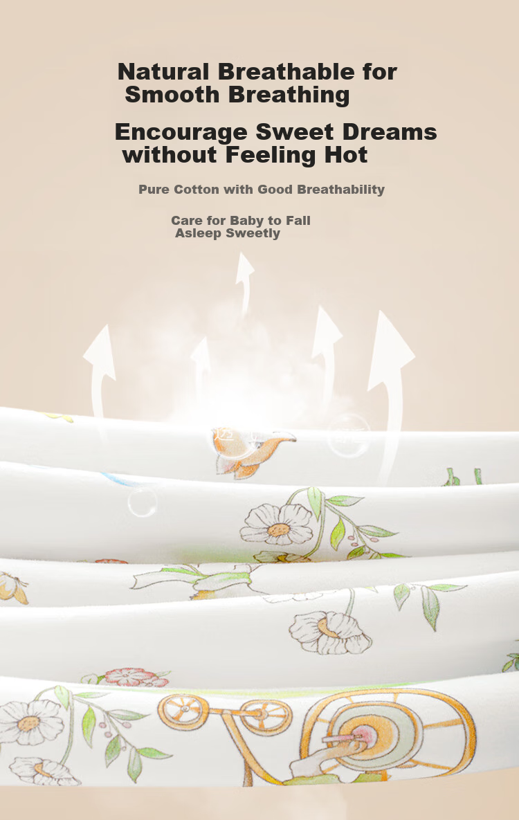 Aibaoshi Baby Swaddle, Pure Cotton, Newborn Hospital Wrap, Anti-Startle Blanket, Miitu Private Language, S866 6