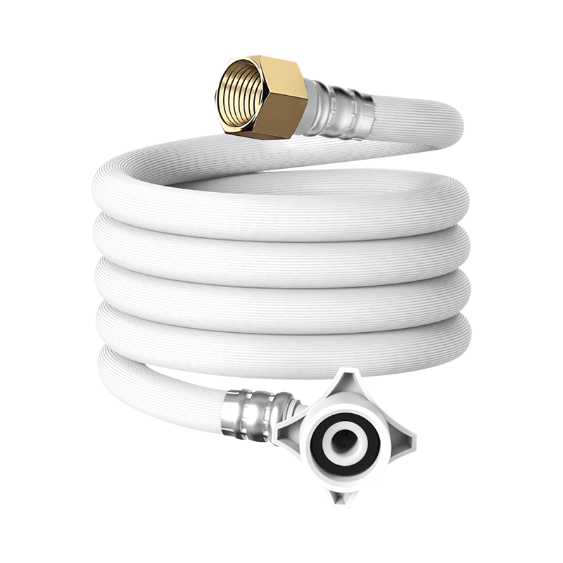Lelandi Fully Automatic Dishwasher 4-Meter Inlet Hose, Drum And Impeller Washing Machine Extension Pipe, Universal 1/2 Inch Thickened Copper Connector L8255