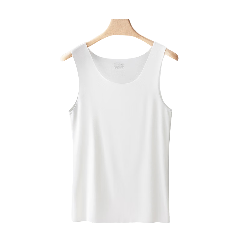 Mengyangwang Men's Modal Racerback Vest Summer Thin Seamless Sports Fitness Sleeveless Base Layer