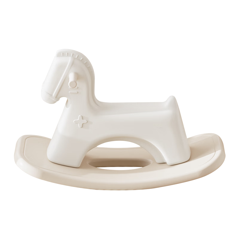 AOLE-HW Children's Wooden Rocking Horse Outdoor Dual-Use Multifunctional Dream Rider Birthday Gift Toy