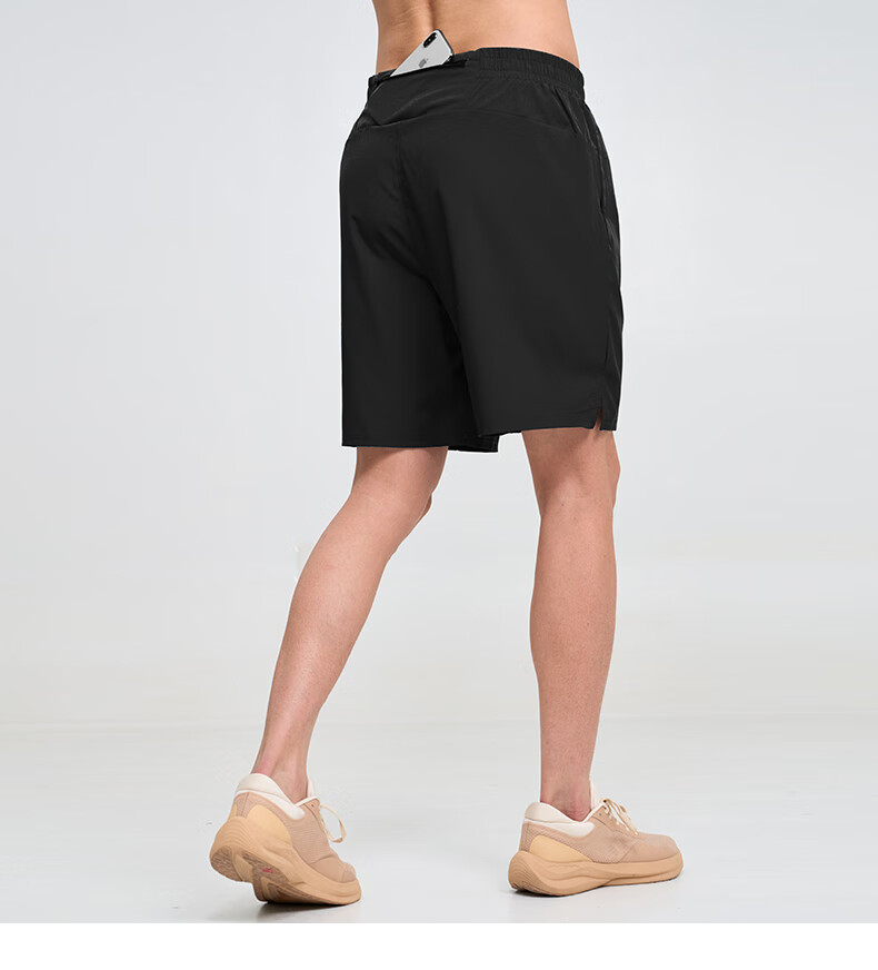 BURUITE Men's Sports Shorts Running Fitness Quick-Dry Casual Five-Point Summer Training Ice Silk Lightweight Woven Beach Basketball Pants 3