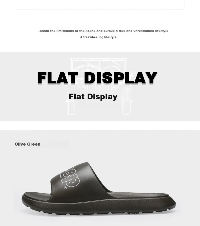Jeep Casual Slippers for Couples, Trendy Indoor/outdoor Wear, Comfortable Non-Slip Beach Sandals P210MTX048 Black Size 40-41 5