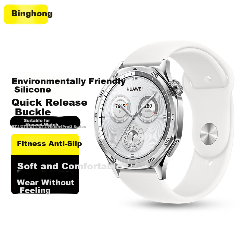 Binghong Compatible with Huawei Watch 6, 6 Pro Strap, Huawei GT7, GT6 Strap for Women, Huawei Watch 5 Strap, GT5, GT5 Pro, GT4, GT3 Pro Smartwatch Band, 41mm