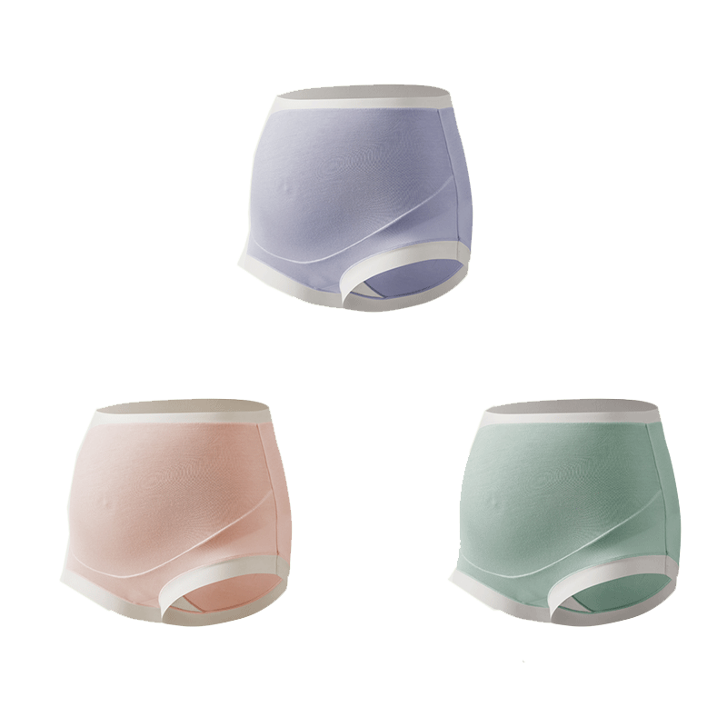 JOYNCLEON Maternity Underwear, High-Waist Seamless Breathable, for Pregnant Women in Early, Mid And Late Stages, Plus Size L, Jnk155475