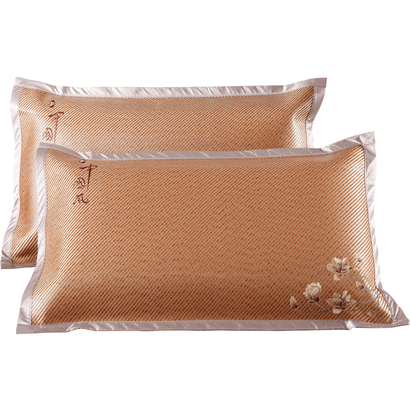 Hengyuanxiang Summer Cooling Pillowcase Rattan Mat Pillowcase Chinese Style 688 Coffee
