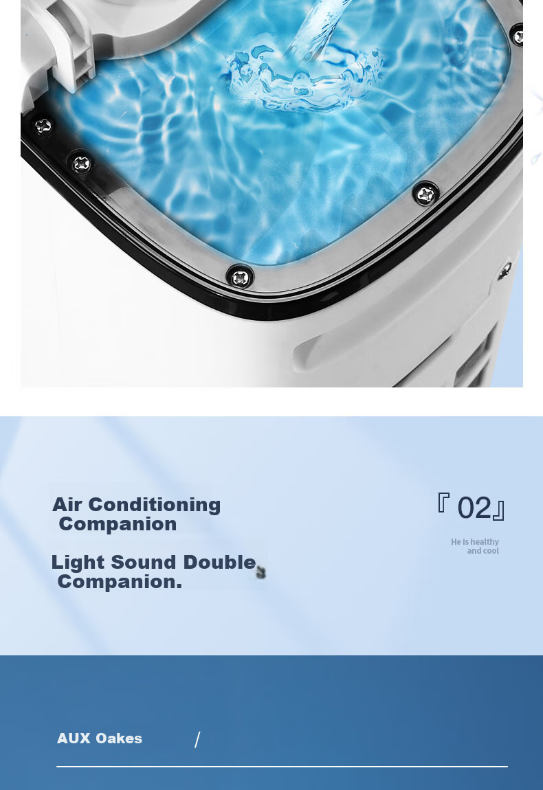 AUX Fan Air Conditioner Fan Home Cooling Fan Small Air Conditioner Cooling Fan Floor Cooling Machine Bladeless Fan Tower Fan Cooling Fan F-ST45GRL 7