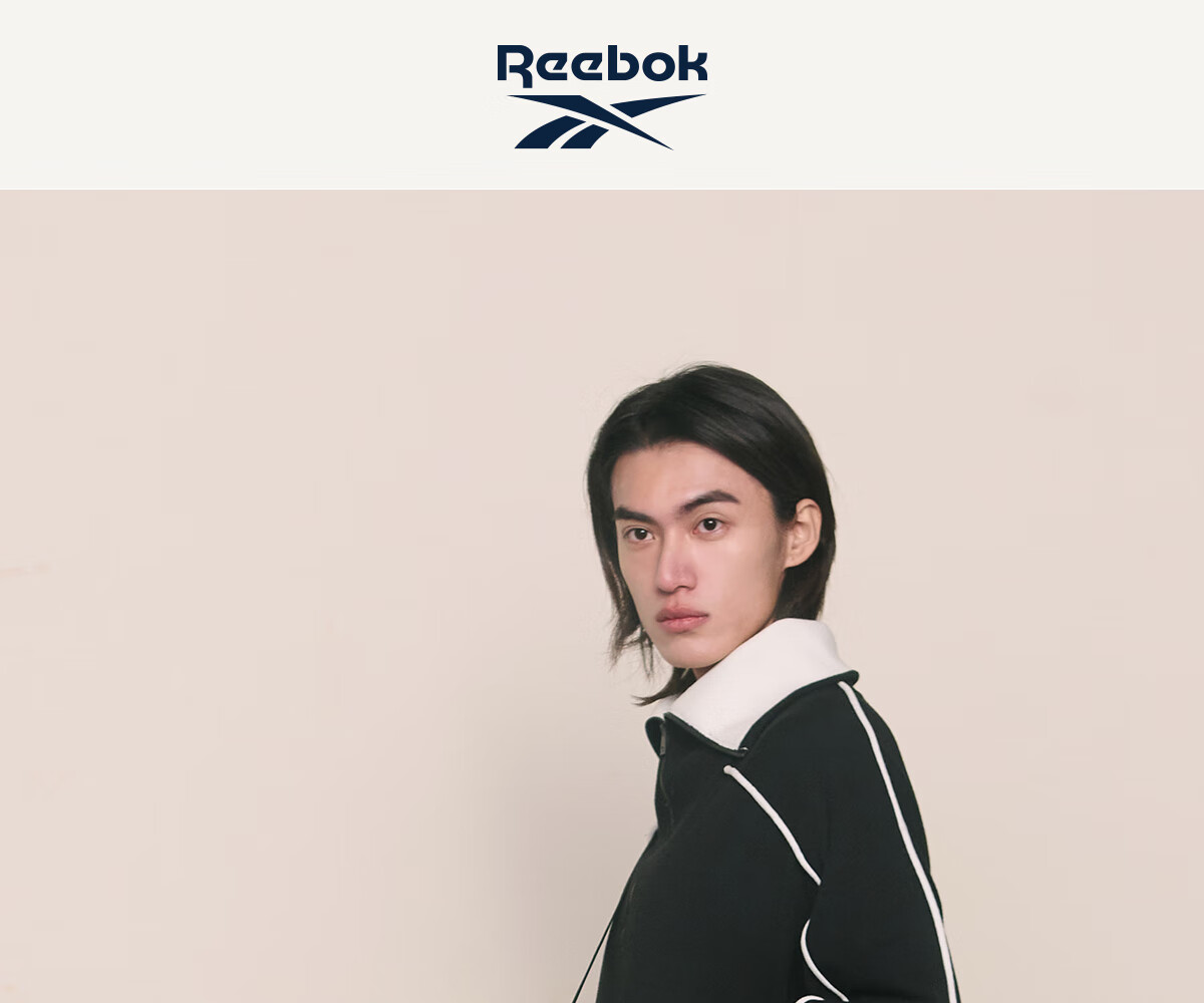 Reebok Water-Resistant And Wear-Resistant Handbag Crossbody Bag Large Capacity Unisex Outdoor Commuter Versatile Bag Black - M Size 1
