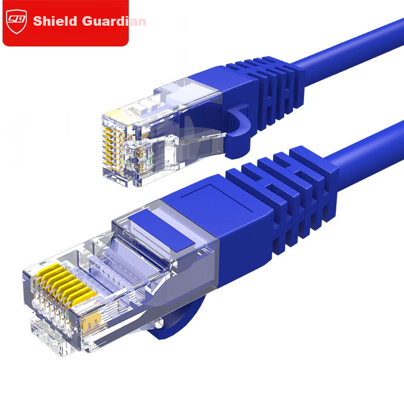 SDWS Category 6 Ethernet Cable, CAT6 Gigabit Unshielded Twisted Pair, Broadband Connection Wire, Engineering And Home Installation Finished Network Patch Cable, 2 Meters SC6-2F