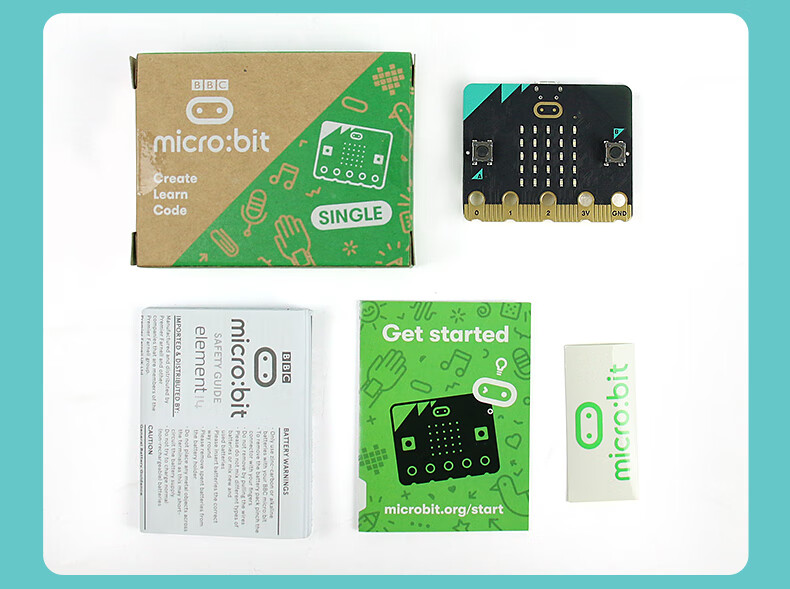 Chuanglebo Microbit Development Board Expansion Board V2 Robot Kit Python Mainboard micro:bit V2.2 9