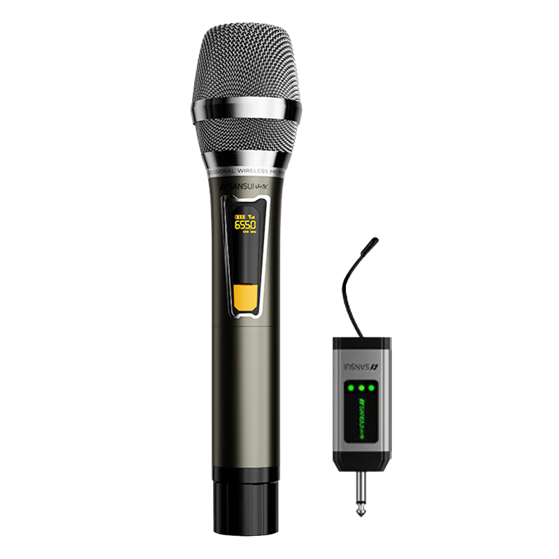 SANSUI Wireless Microphone, Outdoor Square Dance Speaker, Conference Host Speech, Home Karaoke Device, Universal Microphone, K41 One-To