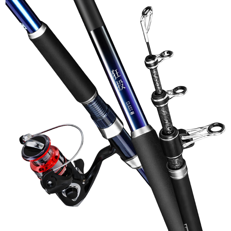 Handing fishing rod ultra-lightweight ultra-rigid sea fishing rod bare rod casting rod 2.7m