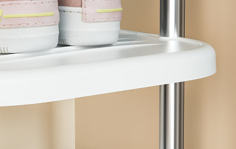 Jinlongxing Multi-Tier Shoe Rack for Entryway, Compact Stainless Steel Shoe Storage Organizer for Home, Rental Apartments And Dormitories 7