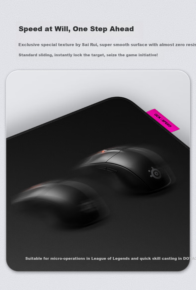SteelSeries QCK Perf-XL Control Gaming Mouse Pad, FPS Mouse Pad, Large Control Pad / CSGO Professional-Grade Desk Mat, QCK Pro Control Precision Editio 5